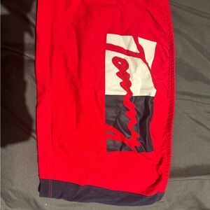 Tommy Hilfiger Vibrant Red Tank Top with Navy Detail
